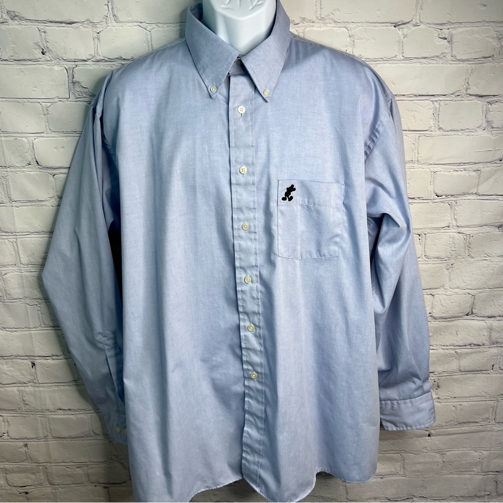 Disney World Mickey Button-Up Shirt XL Vintage